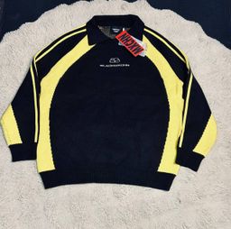 Pull over noir jaune black 