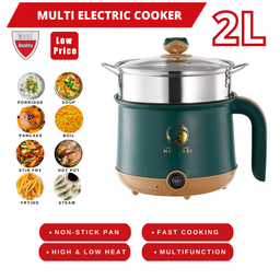 MULTI ELECTRIC COOKER GREEN 2L