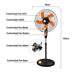 16 INCH DELUXE FLOOR ELECTRIC FAN (KIPAS)