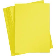 Yellow paper weight 24lb, size 8 ½ x 11 Paper 