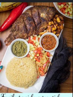 Attièkè au poisson tilapia - ATTIEKE DEKOUNGBE