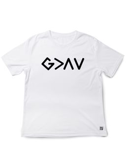 God is Greater than my Highs and Lows T-Shirt - 200gsm