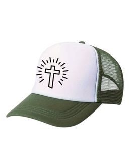 Cross Emblem Trucker Cap (Printed)
