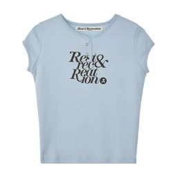 Rest and reaction - CAP SLEEVE T-SHIRT