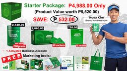 Sante Barley Starter Pack (Worth P5,520 Product Value) Avail P532.00 discount now!
