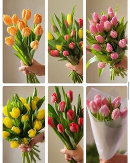 TULIPS BOUQUET WRAP