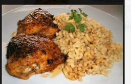 Coquillette + poulet - CHEZ RAHMANE ET FRERES