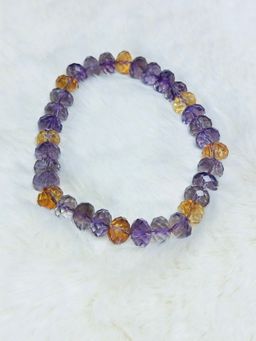 AMETHYST CITRINE FACETED 