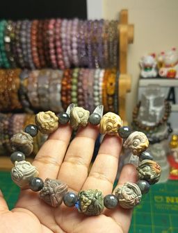 DIY ALASHAN AGATE - LION HEAD 