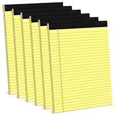 WIDE-RULED NOTEBOOK OR PAD 