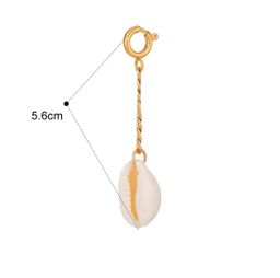 Cowrie pendant bikini accessory