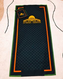 Aqsa Travel Prayer Mat - Black Keffiyeh