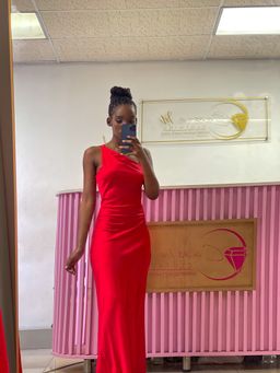 Asymmetrical Luxe maxi  