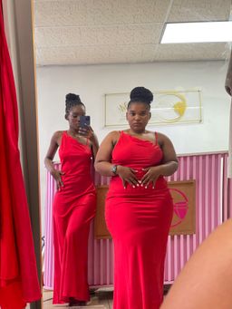 Asymmetrical Luxe maxi  