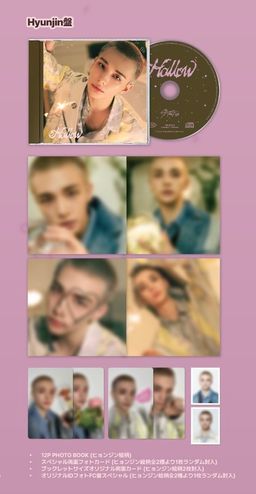 Limited FC Ver - Hyunjin + 1 random unit pob photocard