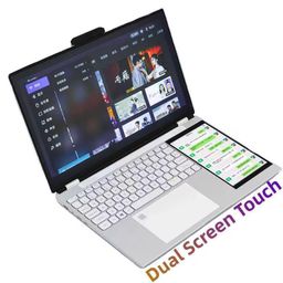 The Latest Dual Screen Ultra Slim Laptops Brand New Notebook N100 2.9Ghz 32Gb Ram 2Tb Ssd MultiPurpose Device Business Laptop