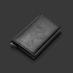 RFID Blocking Auto Pop-up Credit CardHolder (Black)