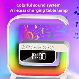 G Shape Led Light Portable Computer Gaming Rgb Bt Speaker Light 3.1 Mobile Phone Charger Subwoofer Bass Pc Speakers for Computer