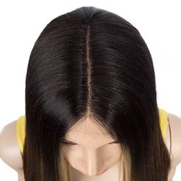 Hot Selling Straight Wave HD Transparent Synthetic Lace Front Hair 38 Inch Ombre Lace Front Wig Cosplay Blonde Lace Front Wig