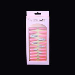 Random Size Handmade 10Pcs Acrylic Nail Artificial Fingernails Wholesale False Nails Cat's Eye Short Press on Nails