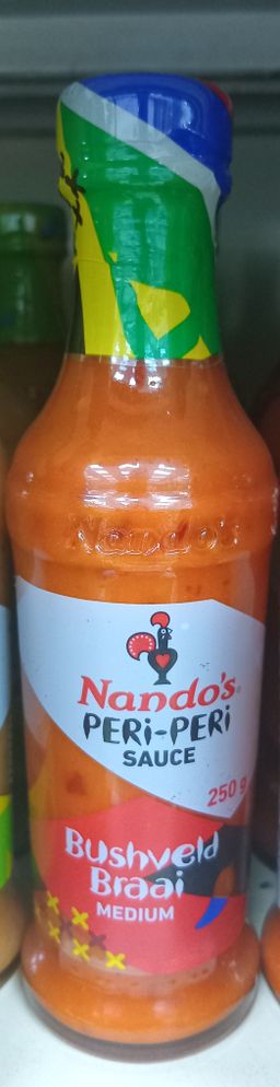Nando'S Peri Peri Sauce Bushveld Braai Med. 250ml