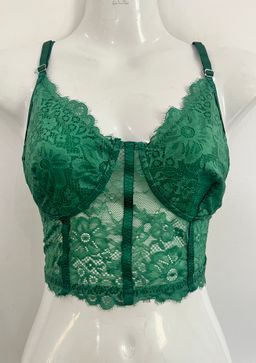 Soutien-Gorge Bustier court en dentelle Taille 38