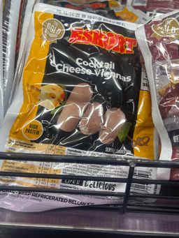 Eskort cocktail cheese viennas 350gr 