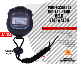  Professional Digital Hand Held Stopwatch 