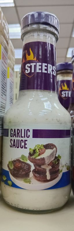 Steers Sauce Garlic 375ml