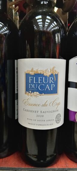 Fleur Du Cap Cab/Sauv Rouge 750ml