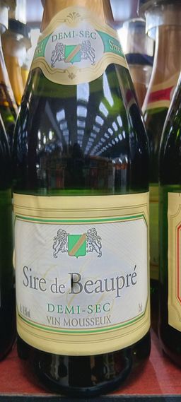 Sire De Beaup. Mouss. D/Sec Blanc 750ml