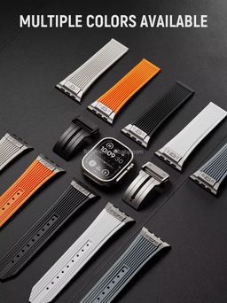 Men's Luxury 46mm Titanium Smart Bracelet 45mm AP Stainless Steel Liquid Silicone Ultra 49mm Apple Watch Band Fashion Accessory