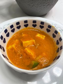Shahi Paneer (Cottage Cheese Curry) with Basmati Rice
