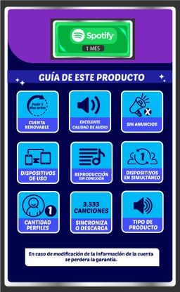 SPOTIFY 1 MES