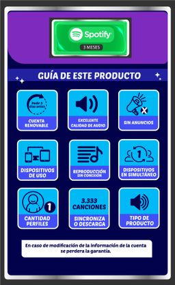SPOTIFY 3 MESES