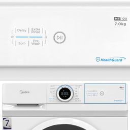 MIDEA WASHING MACHINE FRONT LOAD7KG 