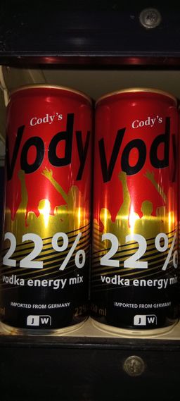 Cody’s Vody Vodka Energy Drink 250ml