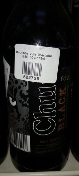 Biere Chui Black Bouteille 65cl