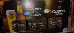 Biere Castel Box 6 pièces 33cl