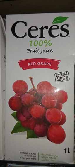 Ceres 100% Red Grape 1lt 