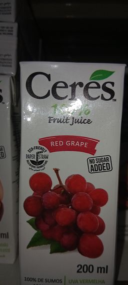 Ceres 100% Red Grape 200ml 