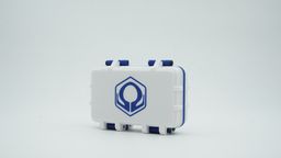 HEXOHM CASE - WHITE / BLUE