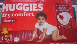 Huggies Dry Comfort Size 4 (8-14kg) Jumbo 66'S