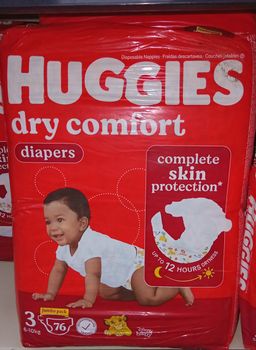 Huggies  Dry Nappies  N3 6-10kg 76’S