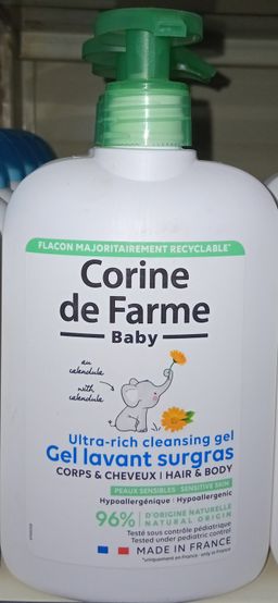 Corine De Farme Baby Douche Gel Surgras 500ml
