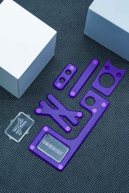HUSSAR PANEL LORE UNKWN ACRYLIC SATIN PURPLE HUSSAR PANELS