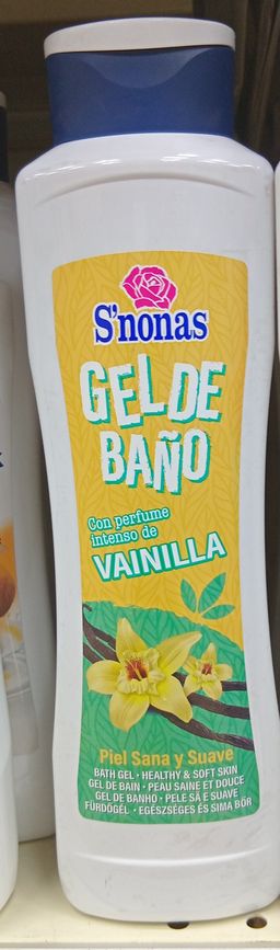 S’Nonas Gel De Bain Vanille 750ml