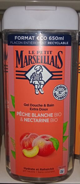 Le petit Mars. Bain/Douche Gel Peche/Nectar. 650ml