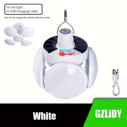 Hot Super Bright Multifunction Power Display Solar Rechargeable Folding Portable Outdoor Lights Tent Lighting Led Camping Light