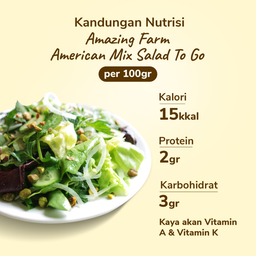 Amazing Farm American Mix Salad To Go 150gram